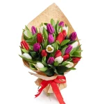 Букет из 25 тюльпанов микс
