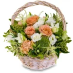 Корзина с цветами Карамельное счастье
